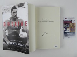 Rickson Gracie Breathe A Life In Flow Signed Autographed HC Book 2021 JSA COA - £174.79 GBP