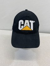 Caterpillar Cat Equipment Embroidered Logo Trucker Hat Black Hook &amp; Loop... - $13.75