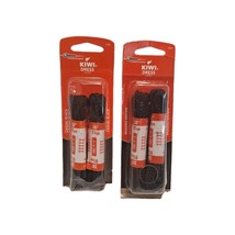 Kiwi Dress Shoe Laces Casual Black Braided Brown 36 Inch 2 Pairs Lot Of 2 - $241.39 MXN