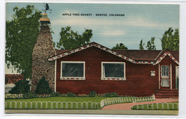 Apple Tree Shanty Restaurant Denver Colorado 1959 linen postcard - $5.89
