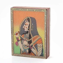 Flawless Bani Thani Painting Jewelry Box Accessories Holder Box For Women - £23.52 GBP