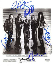 Judas Priest Band Group Signed Poster Photo 8X10 Rp Autographed Rob Halford - £15.43 GBP