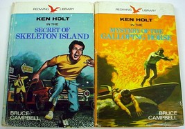 Ken Holt Redwing 2 LOT Skeleton Island &amp; Galloping Horse similar to Hardy Boys - £13.66 GBP