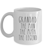 Grandad The Man The Myth The Legend Coffee Mug Father&#39;s Day Xmas Gift For Dad - $15.79+
