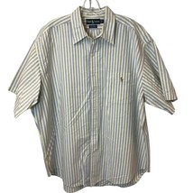 Ralph Lauren Men&#39;s Short Sleeve Button Down Shirt (Size Large) - £34.04 GBP