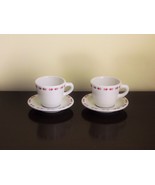Lot Set of 4 Coffee Cup Tea Cup and Saucer Shenango China Leaf Pattern - $47.52