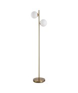 Modern Floor Lamp with 2 Glass Shades - $2,464.09 MXN