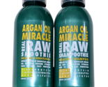 2 Pack Argan Oil Miracle Real Raw Smoothie Healing Conditioner 12oz. - £17.25 GBP