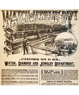 1900 Watches Jewelry Department Advertisement Victorian Sears Roebuck 5.... - £13.91 GBP