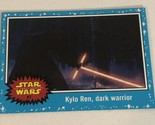 Star Wars Journey To Force Awakens Trading Card #87 Kylo Ren Dark Warrior - $1.97