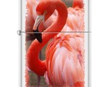Zippo Lighter - Flamingo White Matte - 854472 - $32.06