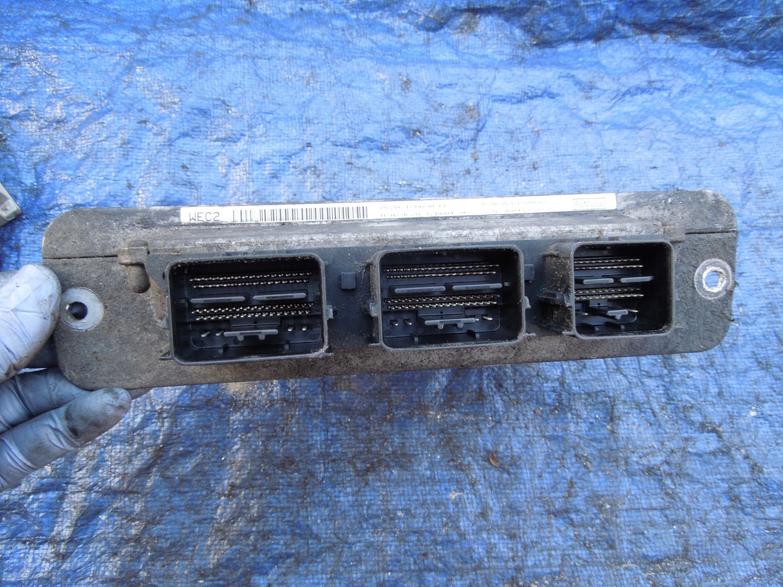 2014 Ford E150 engine computer ecu DC2A-12A650-EC PCM WEC2 4.6 9C2A-12B684-AE Item image 3