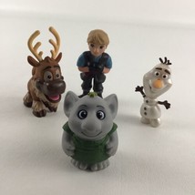 Disney Frozen Movie Mini Figures Topper Kristoff Sven Olaf Rock Troll Lot - $14.27