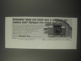 1964 Olympus Pen Camera Ad - Remember when you could spot a tourist - £14.77 GBP