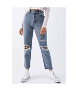 PacSun High Waisted Bleach Splatter Straight Leg Jeans Size 25 - $658.82 MXN