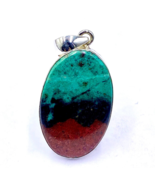 92.5 SILVER PENDANT - Sonora Sunrise Cabochon Pendant - Oval Pendant - 3... - $68.00