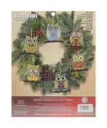 Janlynn Counted Cross Stitch Kit 3&quot;X3&quot; 6/Pkg-Owl (14 Count). - €18,32 EUR