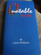 Quotable Scots by McKenzie, Carole - $8.99