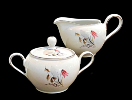 Royal Duchess Mountain Bell Creamer Sugar Bowl Set Bavaria Germany Fine China - £9.82 GBP
