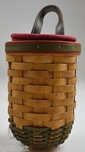Longaberger 2002 Santa's Helper Basket Combo Set With Liner And Protector - £33.76 GBP