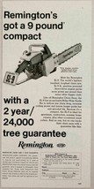 1967 Print Ad Remington SL-9 Chain Saws Park Forest,Illinois - $12.86