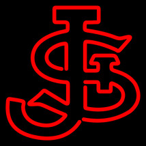 Ncaa st johns red storm logo neon sign 16  x 16  1 thumb200