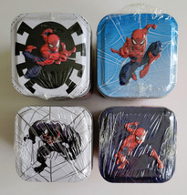 Lot of 4 Marvel Spider-man Tins - £19.29 GBP