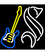 Steinlager Yellow Guitar Neon Sign - £546.50 GBP