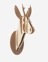 MOUSTACHE Trophy Home Decoration Roedeer Brown Size 11&quot; X 7&quot; X 5&quot; BG 009 - £67.96 GBP