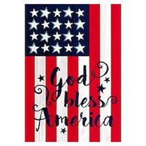 Ashland God Bless America Garden Flag-Single Sided,12.5&quot; X 18&quot; - £7.98 GBP