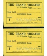 GRAND THEATRE Highlandtown Maryland (circa 1950s) two vintage courtesy p... - £7.77 GBP
