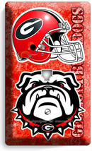 Georgia Bulldogs Football Team Phone Jack Telephone Wall Plate Cover Man Cave - £13.74 GBP