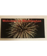 Welcome To Washington DC Travel Map Fold Out Brochure Booklet Ephemera M3 - $7.91