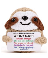 Positive Crochet Doll Positive Card Potato Doll Handmade Wool Knitted Pl... - $8.32 CAD