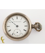 Silverode Ancien Elgin Ouvert Visage Poche Montre Gr 6 18S 7-Jewel 1884 - $236.90