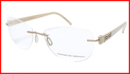 Porsche Design P8209 Antique White Eyeglasses Frame Italy 55-16-135, 39 - £138.83 GBP