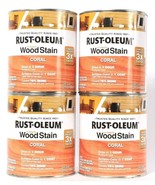 4 Rust-Oleum 32 Oz Ultimate Wood Stain One Coat 330109 Coral Dries In 1 ... - $1,071.30 MXN
