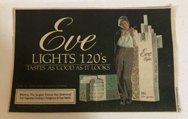 1982 Eve Lights Cigarettes Vintage Print Ad pa31 - $7.91