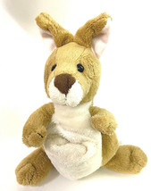 Ganz Webkinz Kangaroo 9 inch Plush Stuffed Animal Brown The Kangaroo  - £8.47 GBP