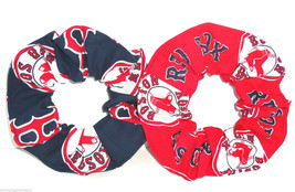 2 Boston Red Sox Hair Scrunchie Scrunchies by Sherry MLB Baseball Ponytail - £5.48 GBP+