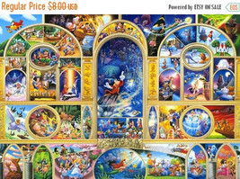 counted Cross stitch pattern disney world characters 496*339 stitches BN882 - £3.13 GBP