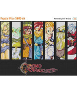 counted Cross stitch pattern chrono trigger 7 bookmarks 220x155 stitches... - £3.14 GBP