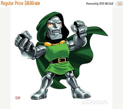 Cross stitch pattern - Marvel dr doom squad  13.07&quot;X12.50&quot; L874 - £3.08 GBP