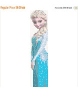 Cross stitch pattern - Princess Elsa bookmark 1.85&quot;X8.00&quot; L325 - £3.14 GBP