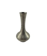 Vintage Selangor Pewter Small Bud Silver Tone Vase - £7.03 GBP