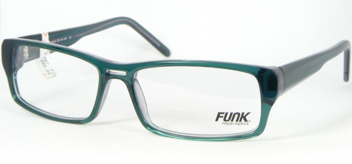 FUNK Royal MAX brngrn GREEN /OTHER EYEGLASSES GLASSES PLASTIC FRAME 55-1... - $175.22