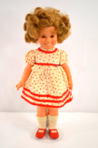 Ideal Shirley Temple Doll 1972 Original Polka Dot Dress 16&quot; Vtg - $24.00