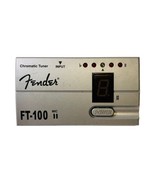 FENDER: FT-100 Chromatic Bass Guitar Tuner/ Tester  Silver “Works Perfect” - $6.61