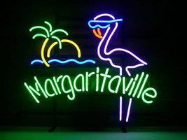 Jimmy Buffett Margaritaville Flamingo Neon Sign 16&quot;x14&quot; - £111.47 GBP