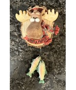 Enesco Moose Creek Crossing “Get Loose With a Moose” Wall Plaque 1995 #1... - £7.09 GBP